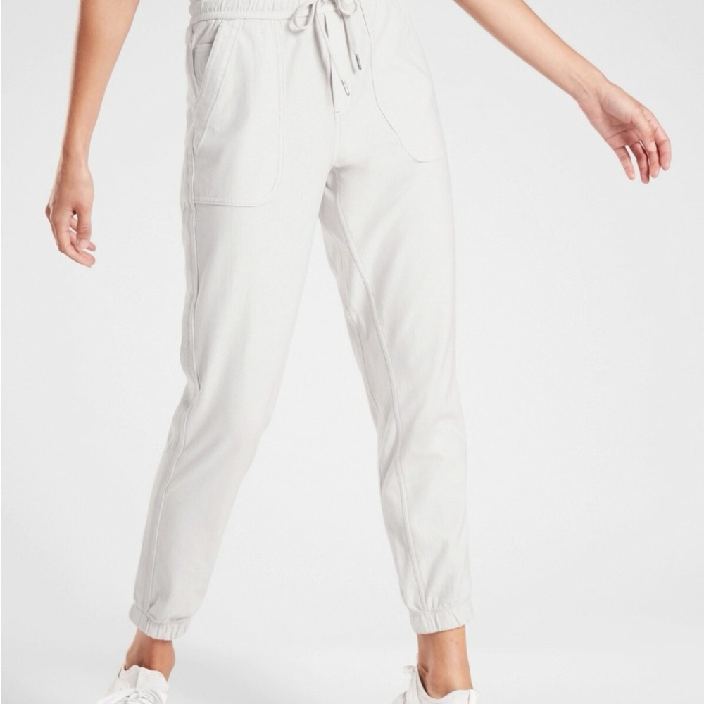 Athleta Women's Off-White Jogger Pants Medium